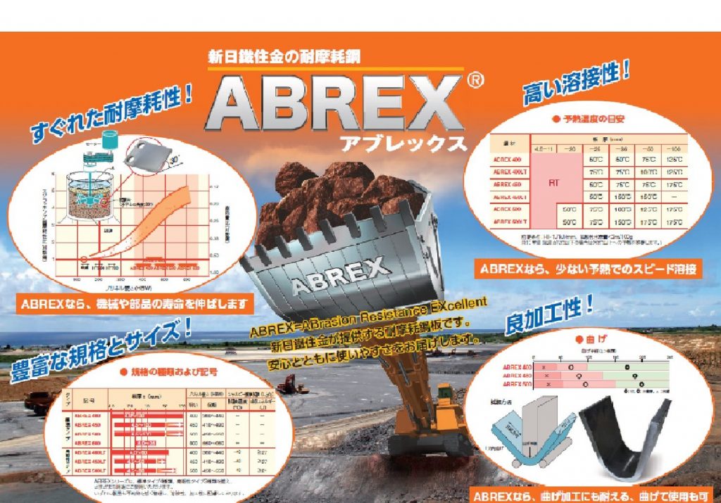 耐摩耗鋼板ABREX®の加工サンプルのご紹介　【溝加工】