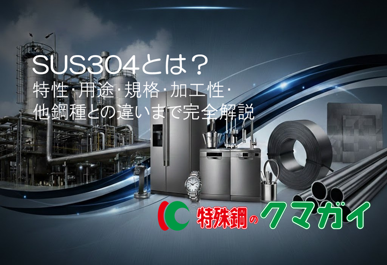 SUS304とは？特性・用途・規格・加工性・他鋼種との違いまで完全解説￼